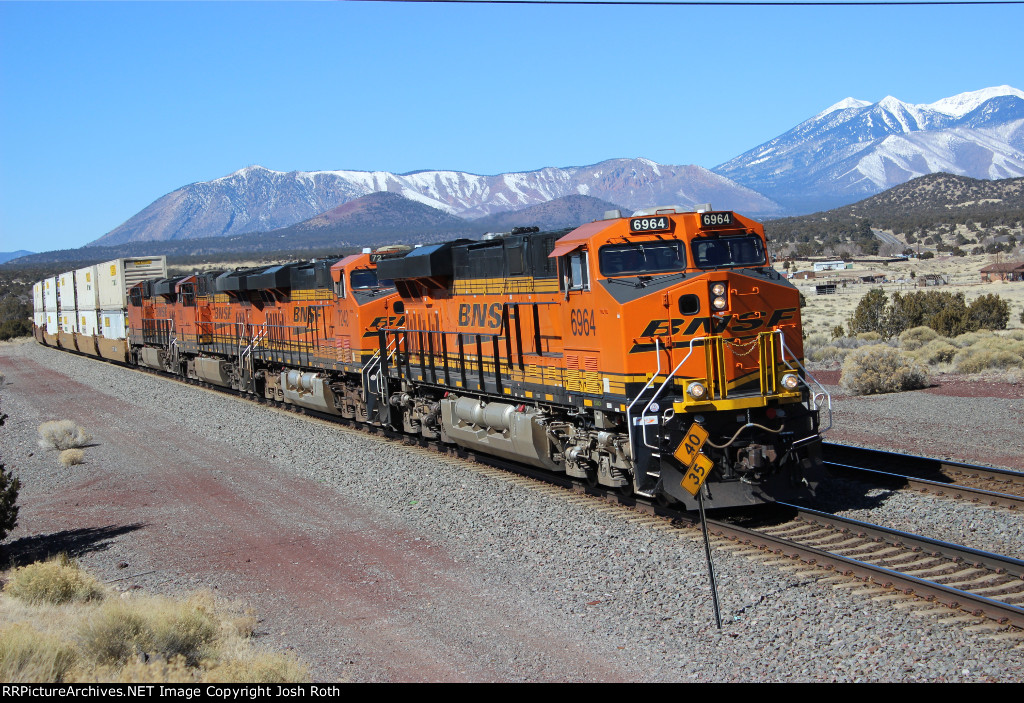 BNSF 6964, BNSF 7240, BNSF 7226 & BNSF 6849